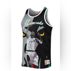 🟤NWT MITCHELL & NESS Kevin Garnett Minnesota Timberwolves Tank Top MED